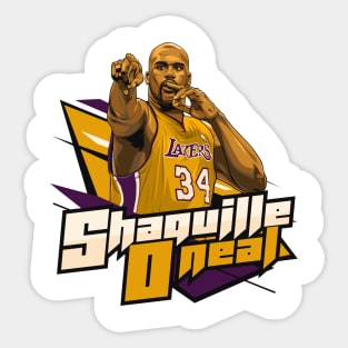 Shaquille Oneil Sticker